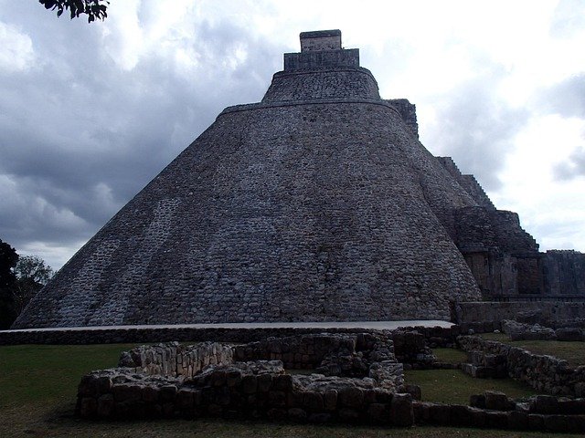 Maya Observatory At Uxmal