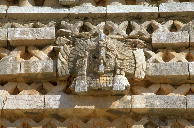 Maya Observatory At Uxmal
