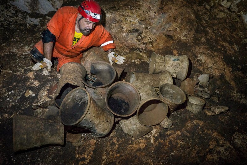 Maya Ritual Cave Offerings