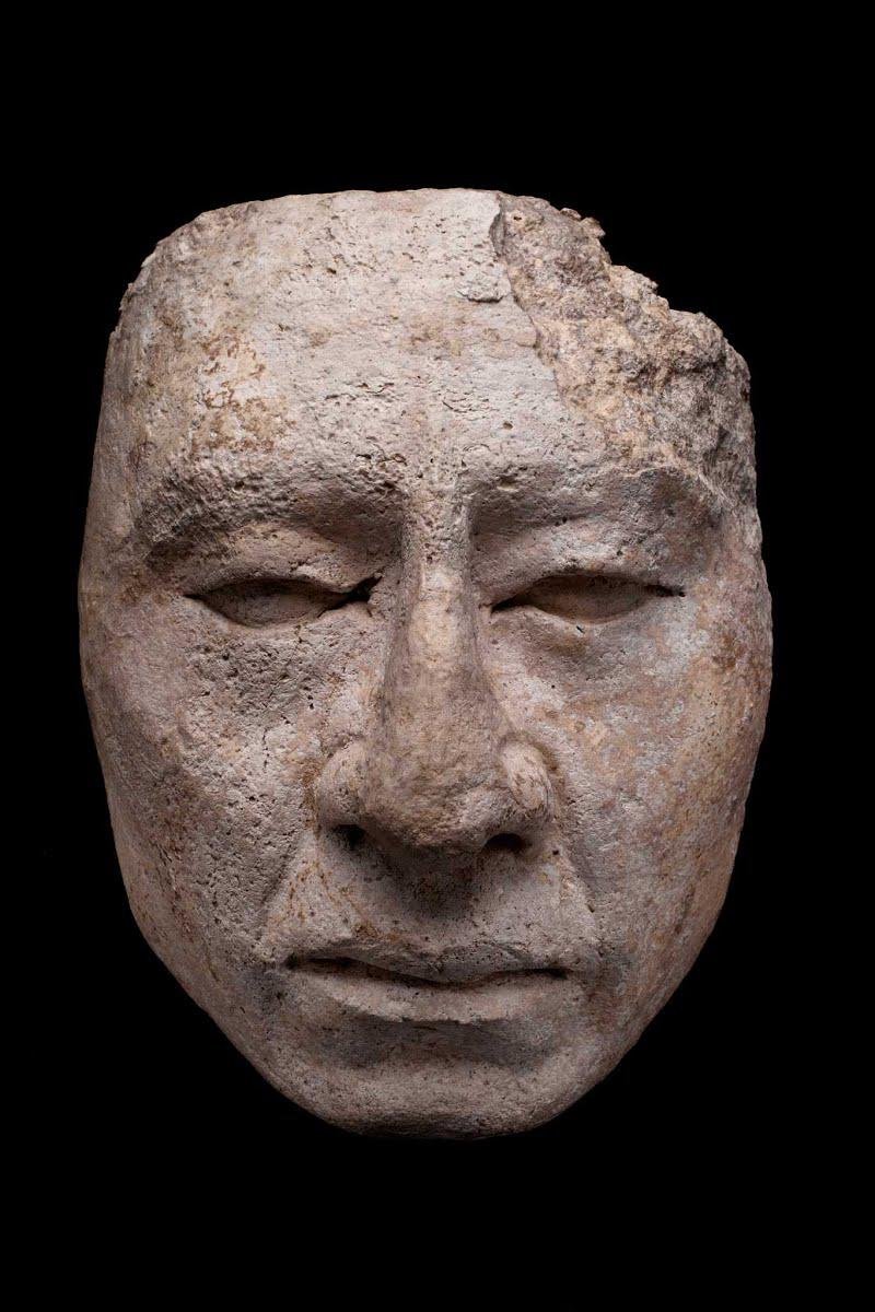 Maya Stucco Masks On Pyramids