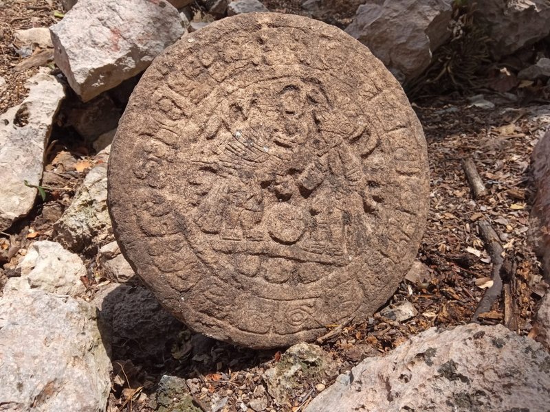 Mayan Ballgame Court Marker Sculptures