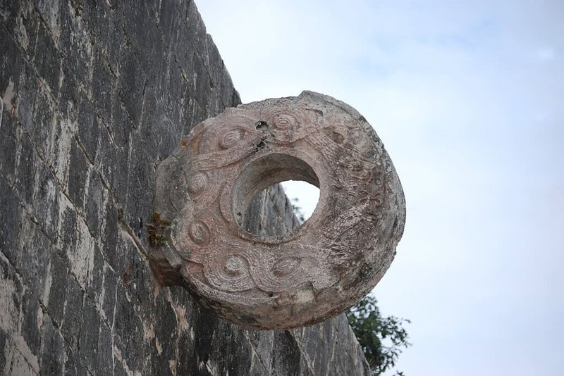 Mayan Ballgame Court Marker Sculptures