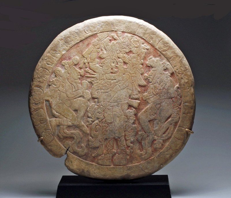 Mayan Ballgame Court Marker Sculptures