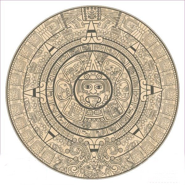 Mayan Calendar Glyph Carvings