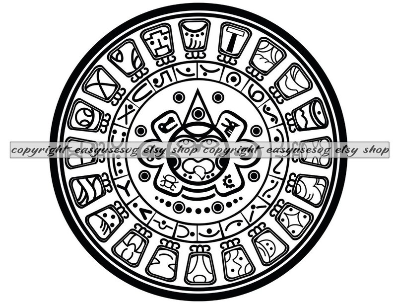 Mayan Calendar Glyph Carvings