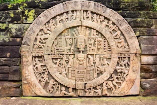 Mayan Calendar Glyph Carvings