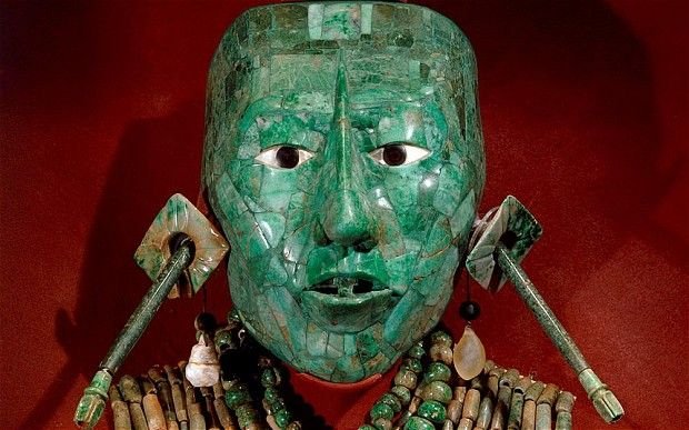 Mayan Jade Burial Masks