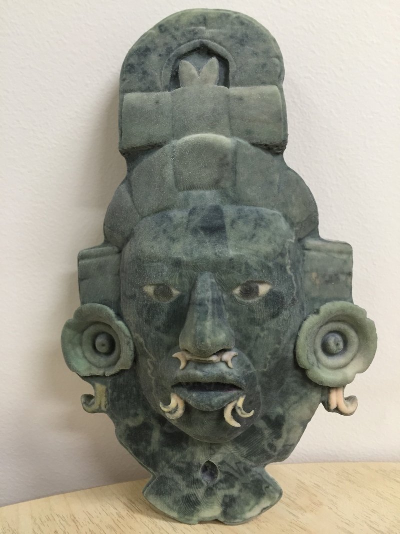 Mayan Jade Burial Masks