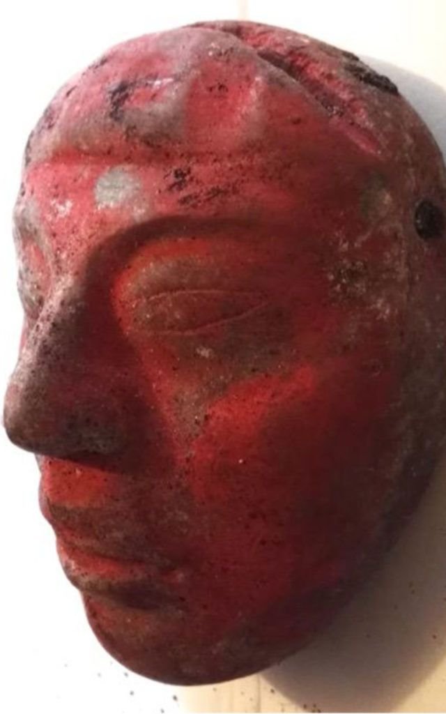 Mayan Jade Burial Masks