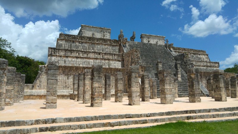 Mayan Pyramid At Chichen Itza