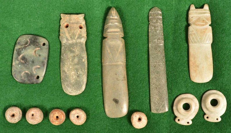 Mesoamerican Jade Ear Spools
