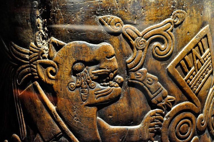 Mesoamerican Jaguar Deity Sculpture