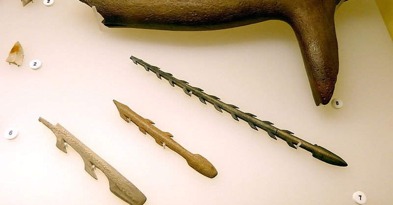 Mesolithic Antler Harpoons<span class=