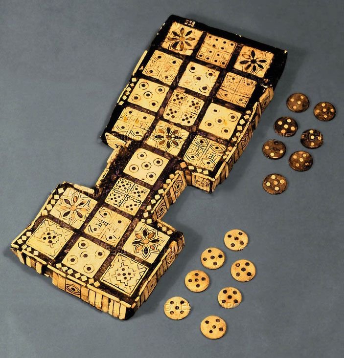 Mesopotamian Lion Hunt Game Board