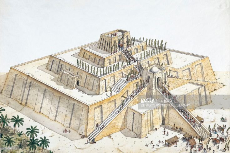 Mesopotamian Temple Tower Reconstructions