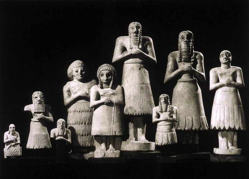 Mesopotamian Temple Votive Statues