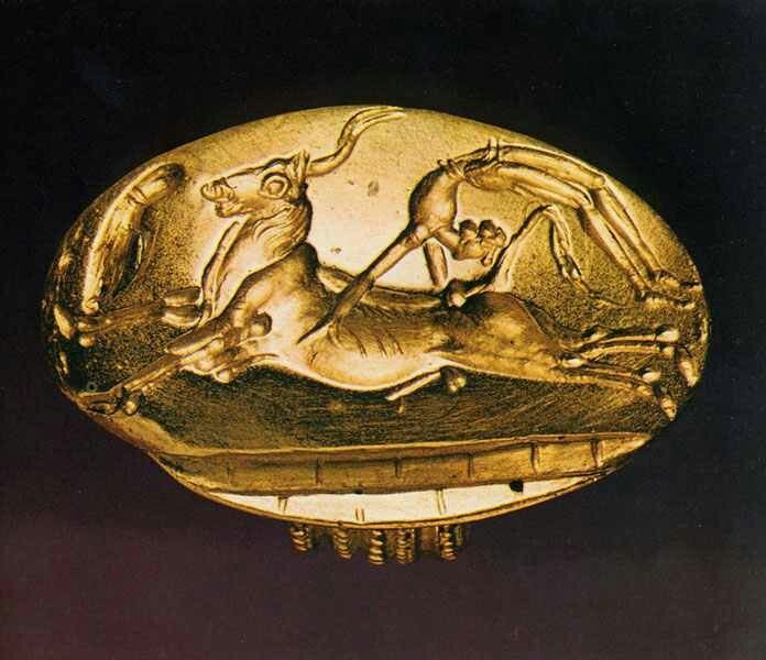Minoan Gold Signet Rings