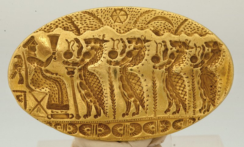 Minoan Gold Signet Rings