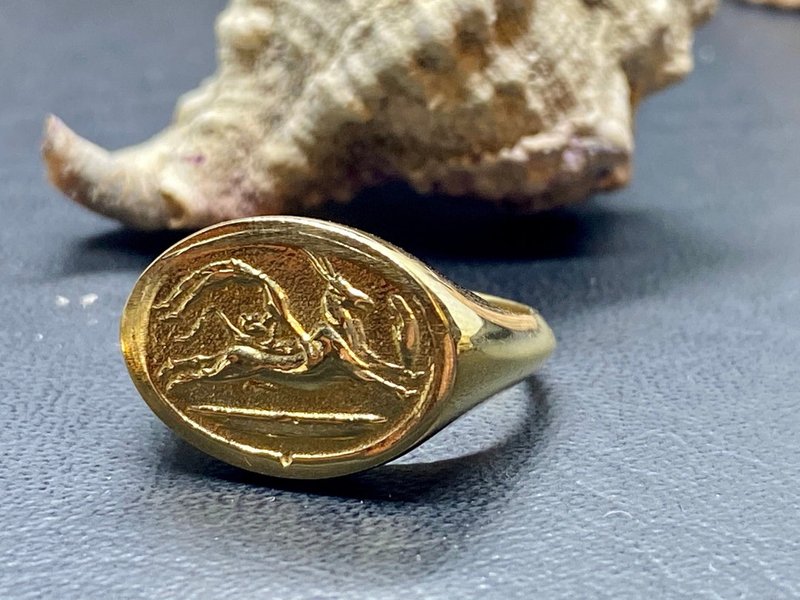 Minoan Gold Signet Rings