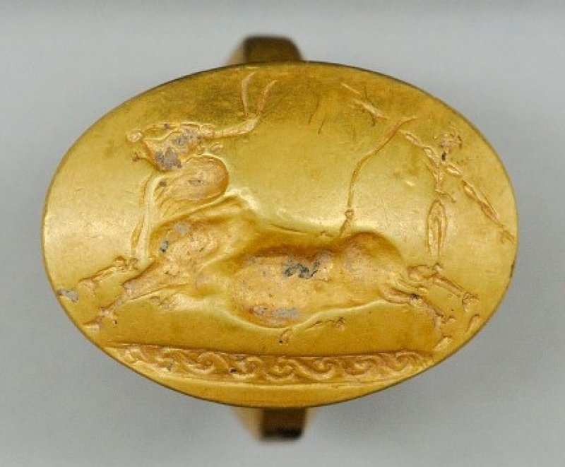 Minoan Gold Signet Rings