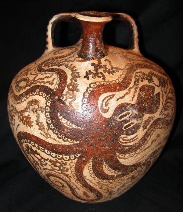 Minoan Octopus Jar Pottery