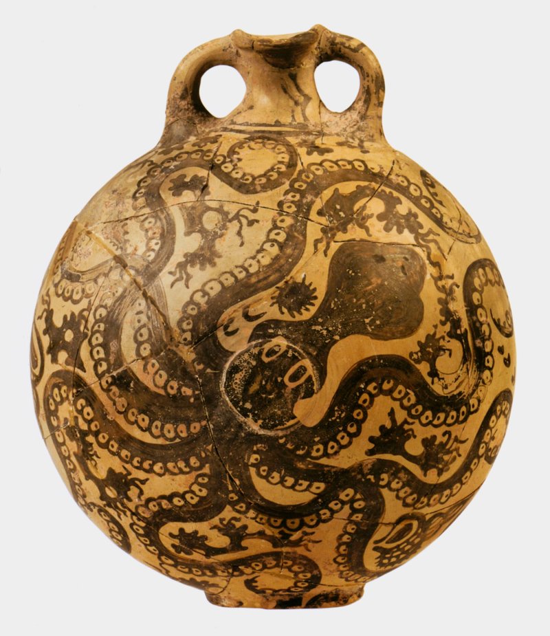 Minoan Octopus Jar Pottery