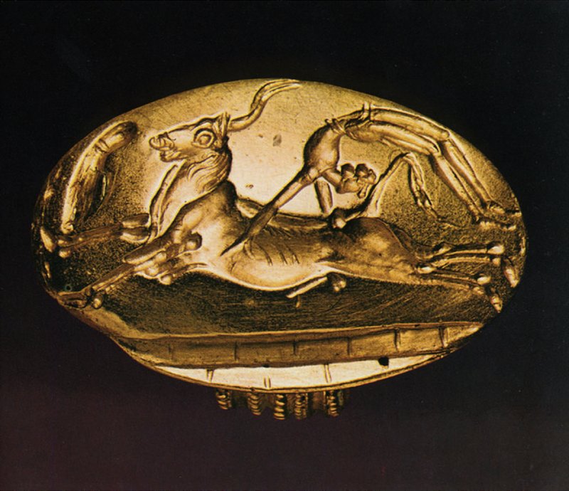 Minoan Seal Stones With Bull Motifs