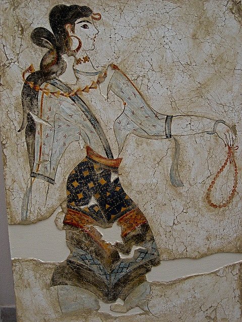 Minoan Snake Goddess Figurines<span class=
