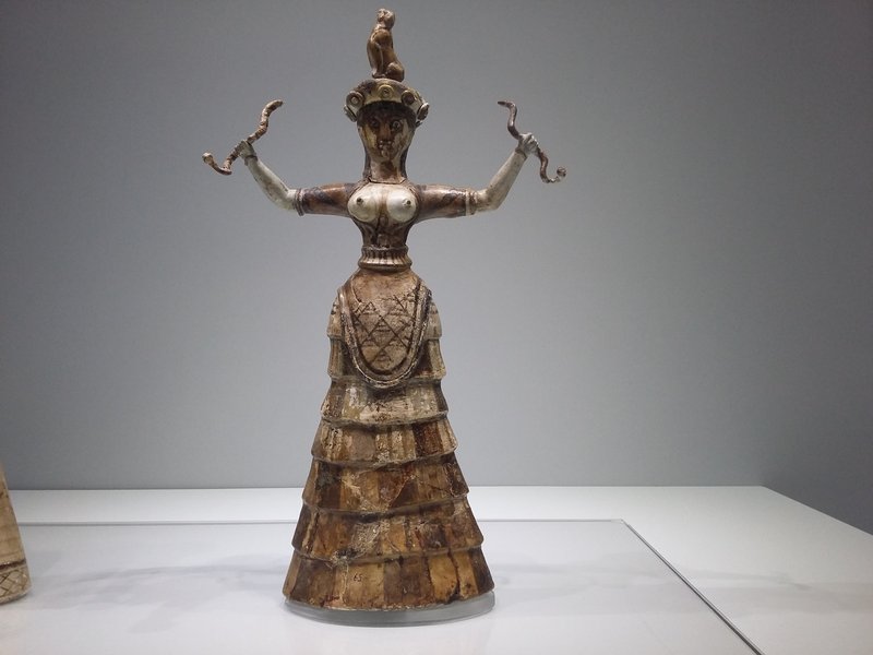 Minoan Snake Goddess Figurines