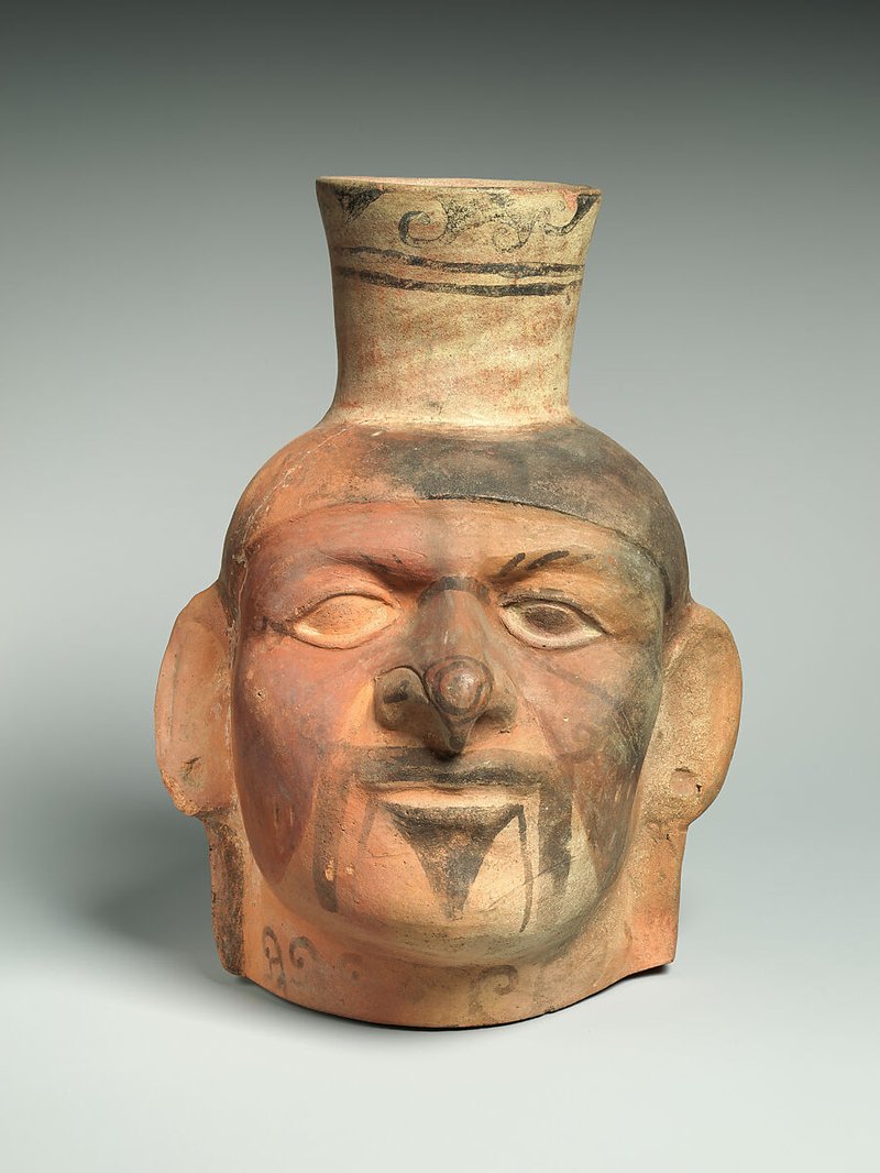 Moche Portrait Vessels From Peru