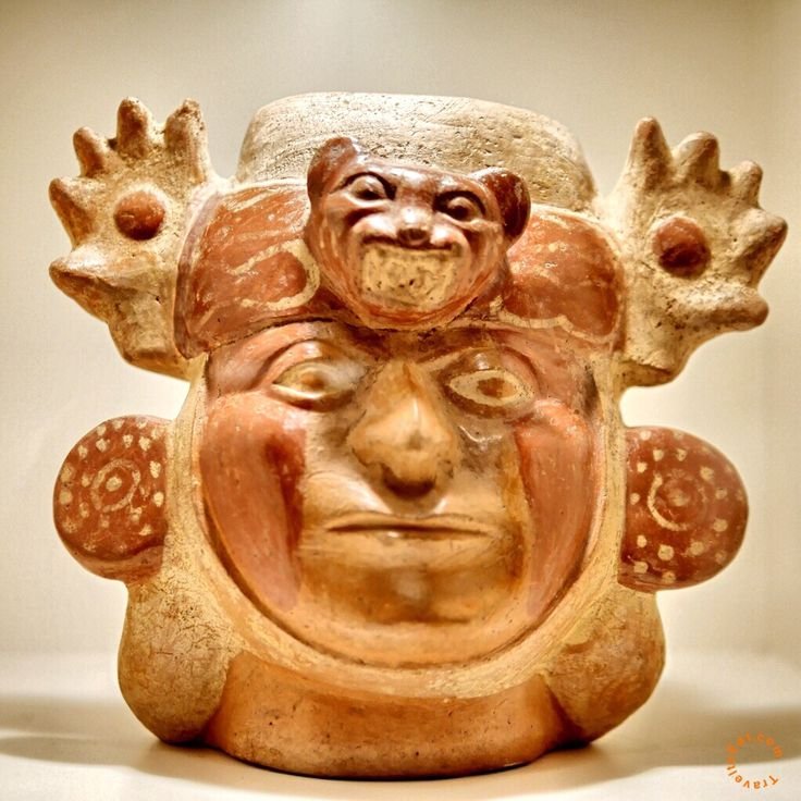 Moche Portrait Vessels From Peru<span class=