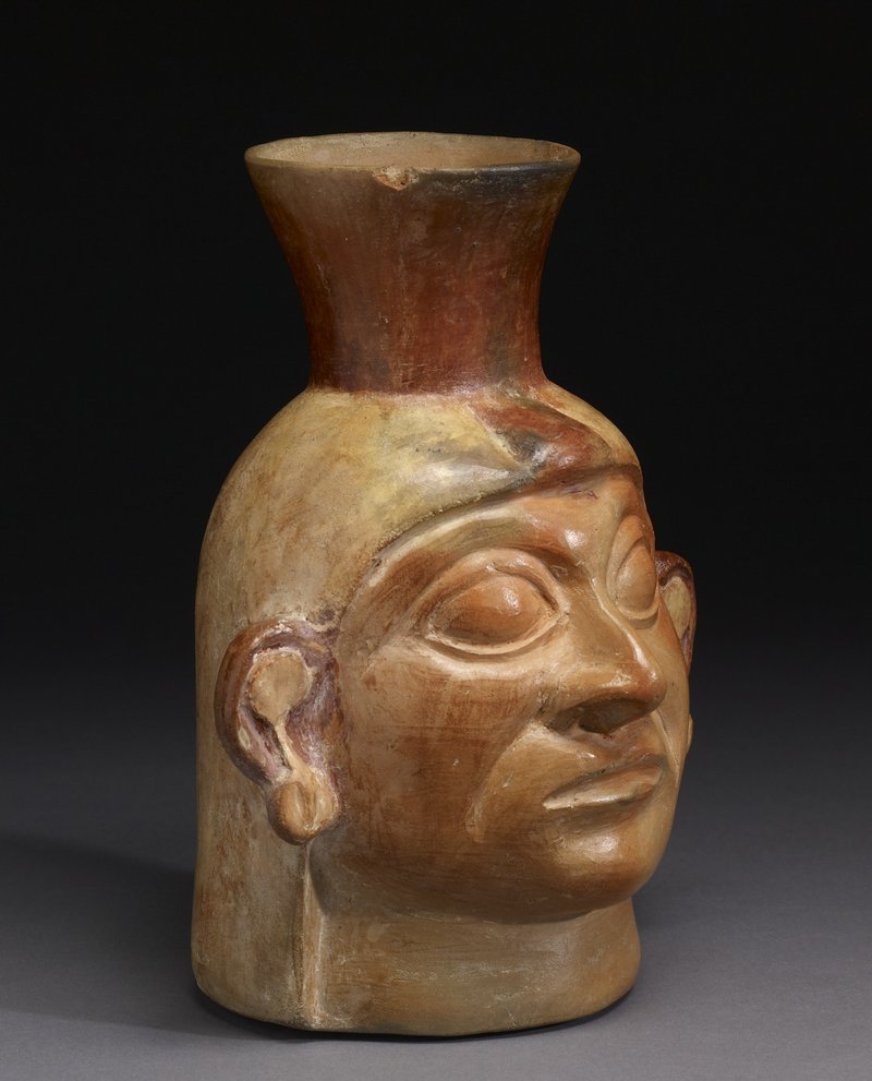 Moche Portrait Vessels From Peru