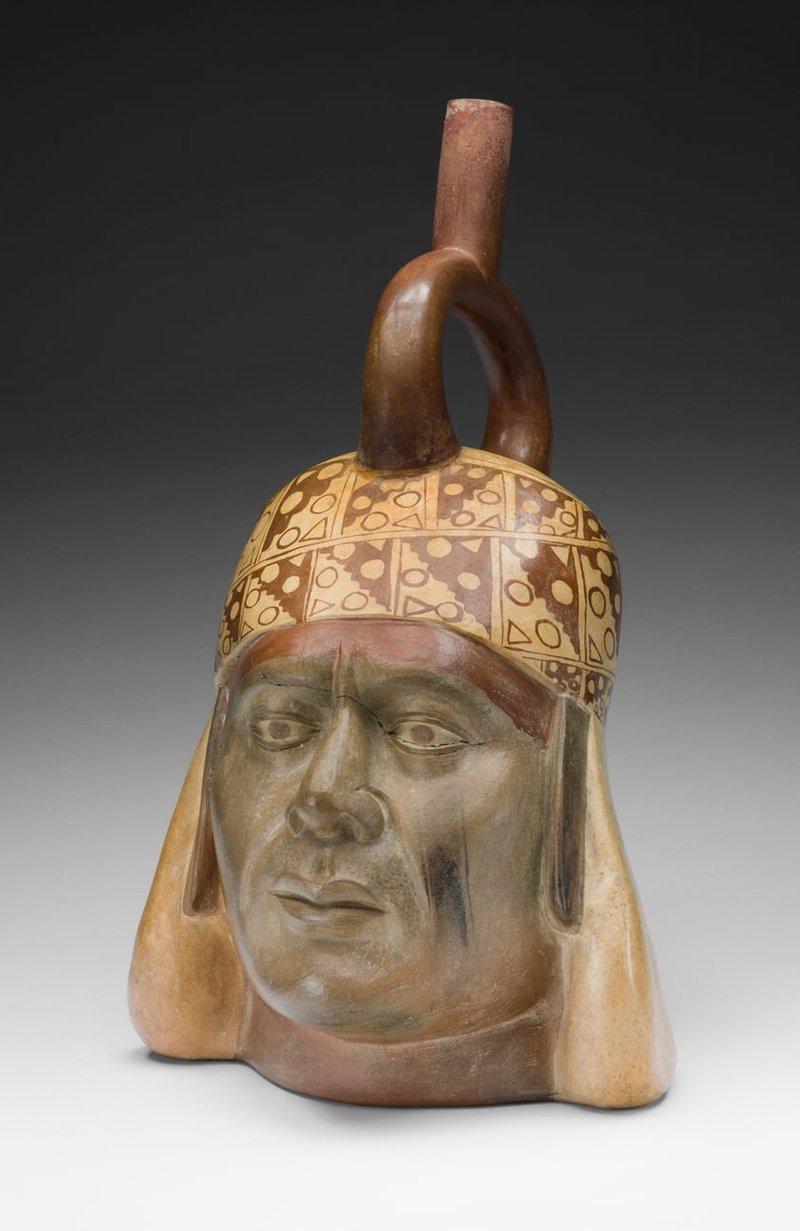 Moche Portrait Vessels From Peru