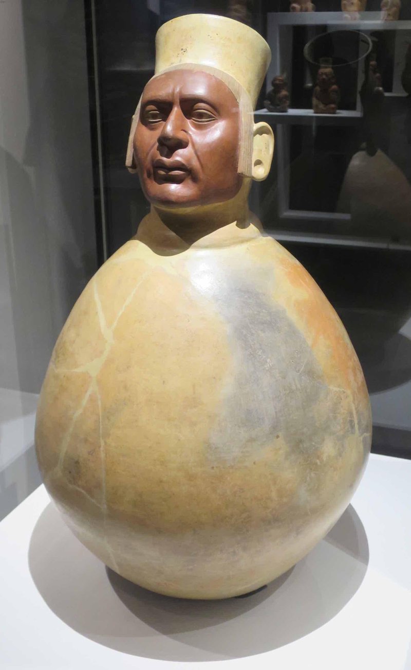 Moche Portrait Vessels From Peru