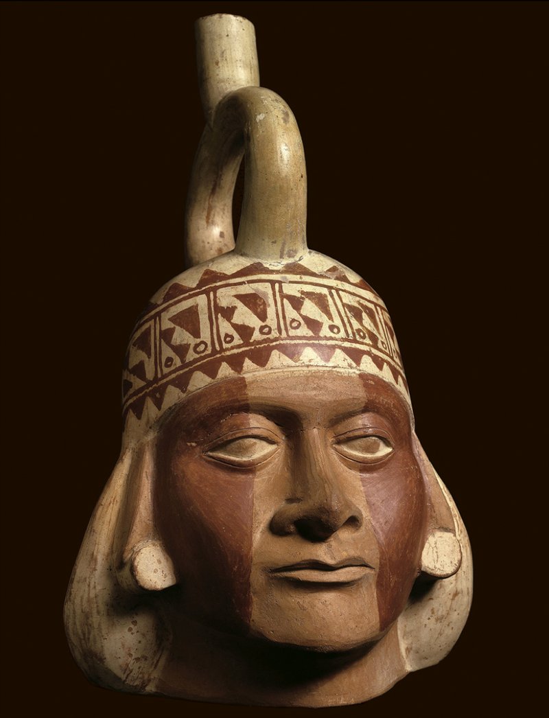 Moche Portrait Vessels From Peru