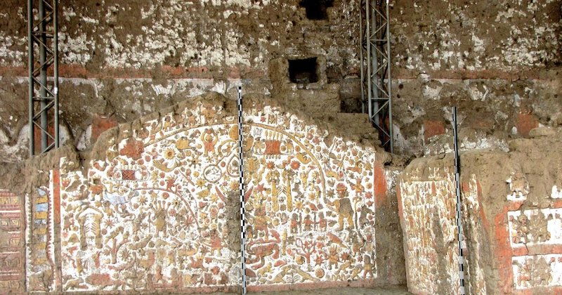 Moche Temple Of The Sun Murals