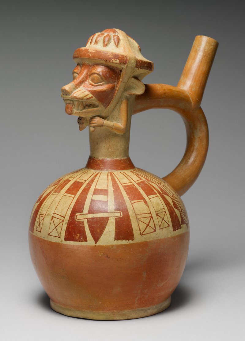 Moche Warrior Pottery Figures