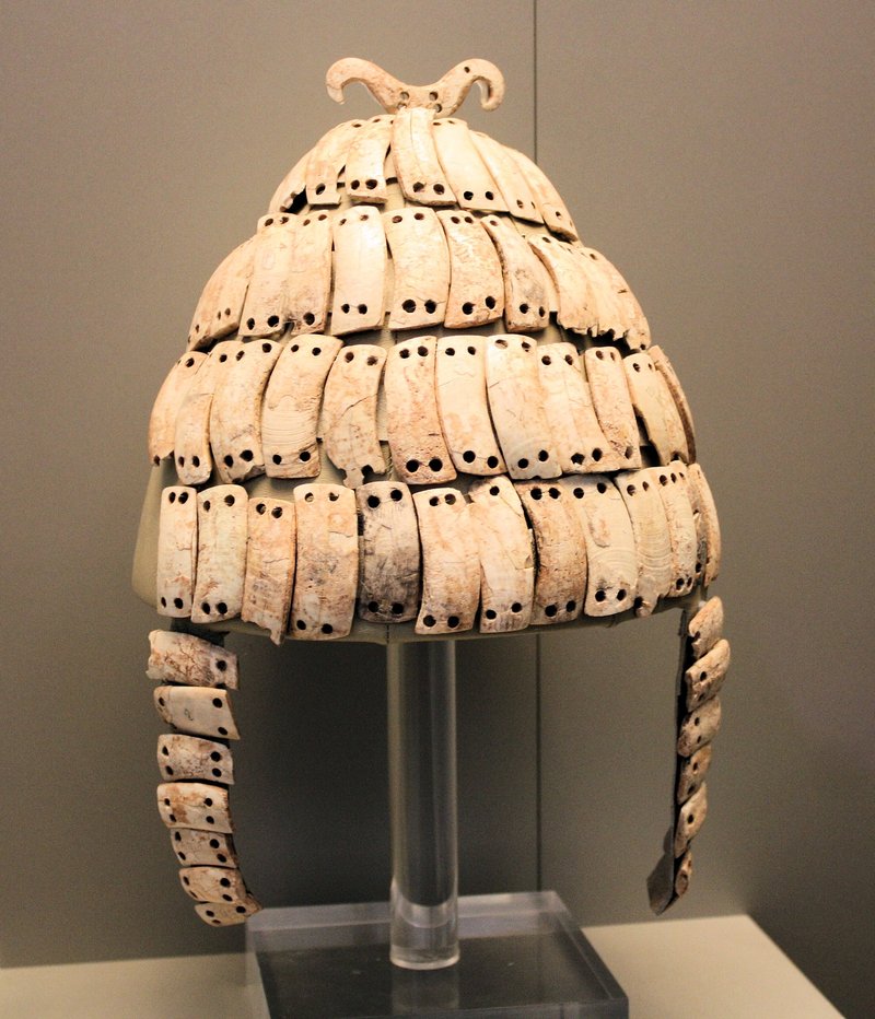 Mycenaean Boar Tusk Helmets<span class=