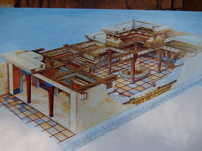 Mycenaean Palace Megaron Ruins