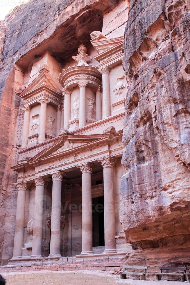 Nabataean Carved Stairways In Petra