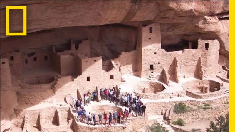 Native American Cliff Dwellings In Mesa Verde