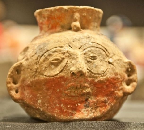 Native American Mississippian Effigy Pots<span class=