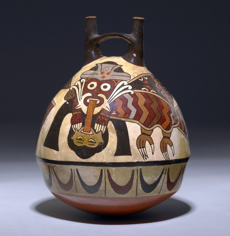 Nazca Ceramic Vessel Art<span class=