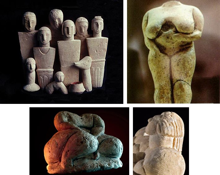 Neolithic Figurines From Malta Temples