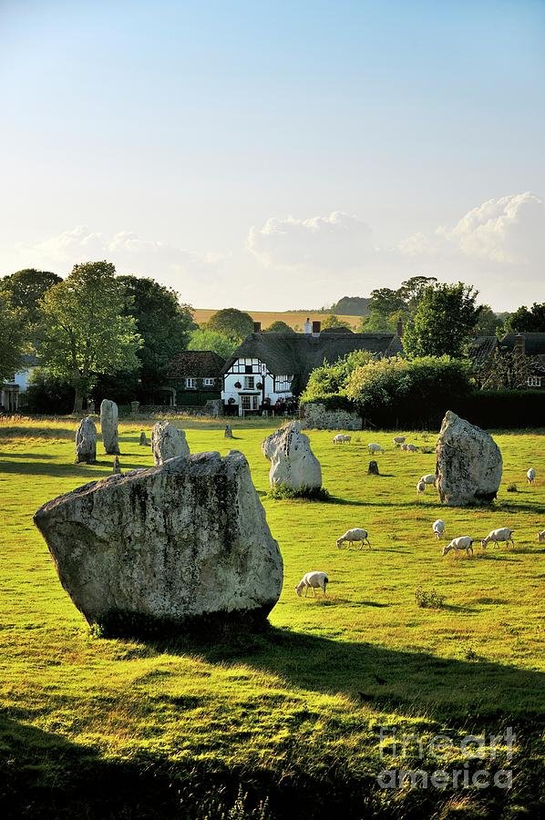 Neolithic Postholes At Avebury