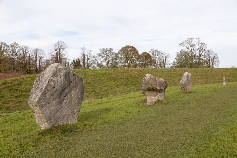 Neolithic Postholes At Avebury