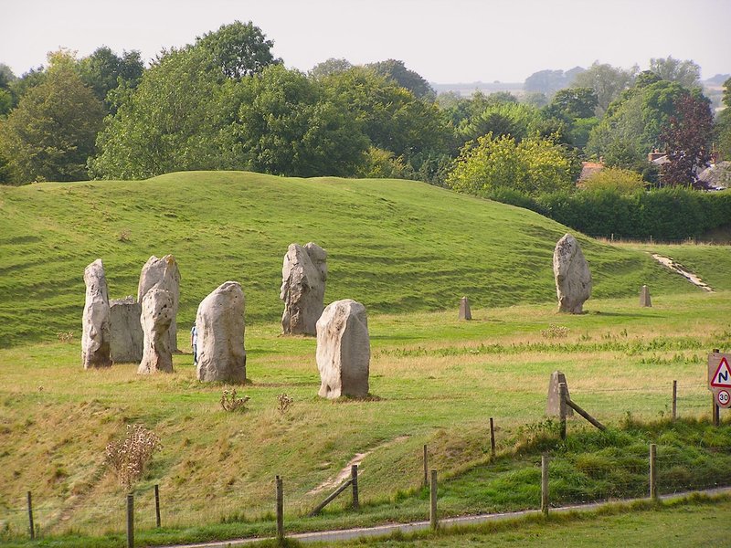 Neolithic Postholes At Avebury