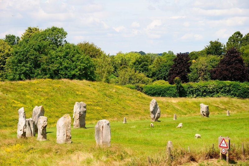 Neolithic Postholes At Avebury