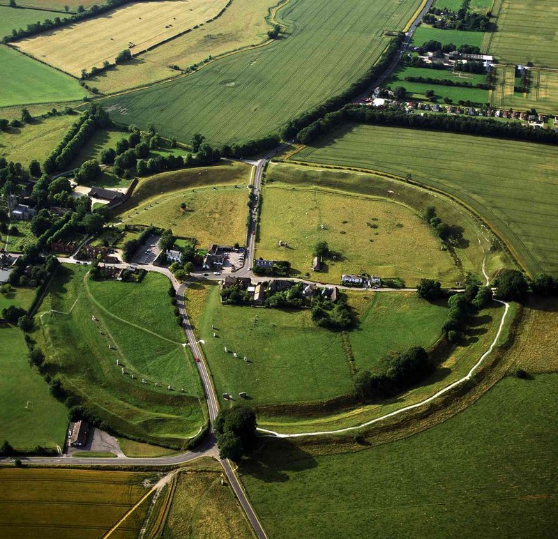 Neolithic Postholes At Avebury