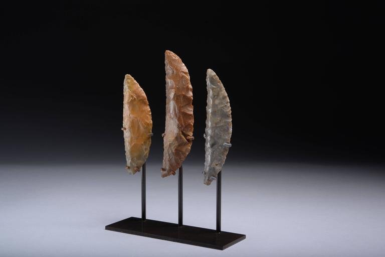 Neolithic Stone Sickle Blades<span class=